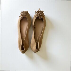 Loeffler Randall Sample Fringe Flats | Leather + Suede | Size 7